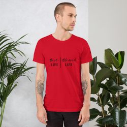 Best Life | Blessed Life (Front in Black) Unisex t-shirt