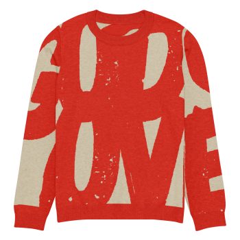 God's Love (red) crew neck sweater - Image 17