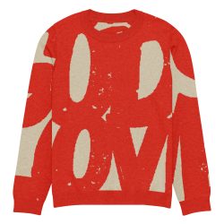 God's Love (red) crew neck sweater