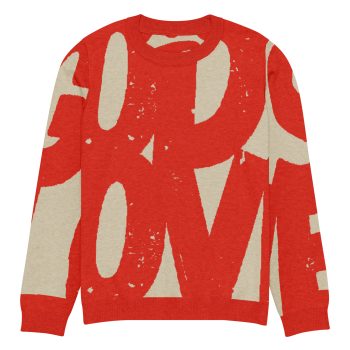 God's Love (red) crew neck sweater - Image 7