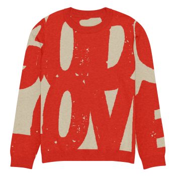 God's Love (red) crew neck sweater - Image 13
