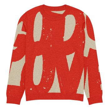 God's Love (red) crew neck sweater - Image 5