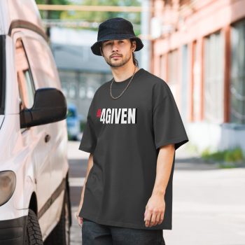 Forgiven Oversized faded t-shirt - Image 6