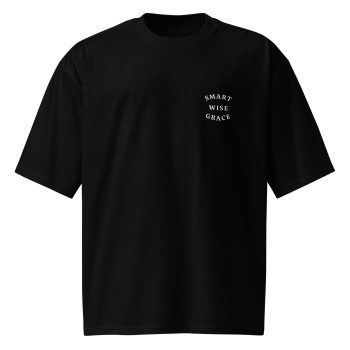 Smart.Wise.Grace Oversized heavyweight Tee