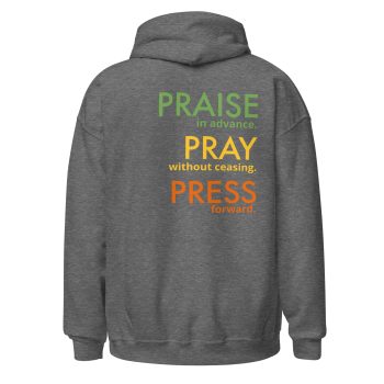 Praise.Pray.Press Hoodie - Image 17