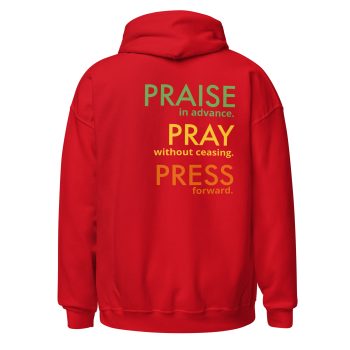 Praise.Pray.Press Hoodie - Image 9