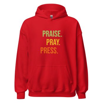 Praise.Pray.Press Hoodie - Image 8