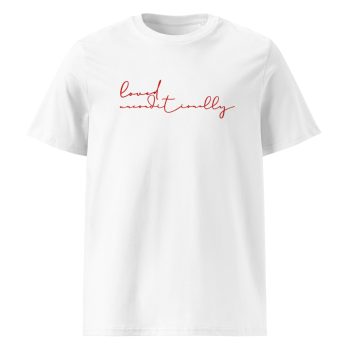 Loved Unconditionally ribbed t-shirt