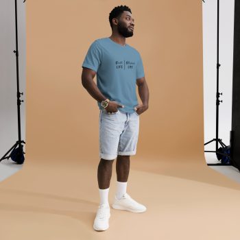 Best Life | Blessed Life (Front in Black) Unisex t-shirt - Image 7