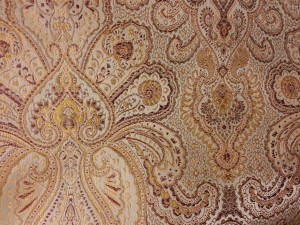 Gold & Brown Paisley 