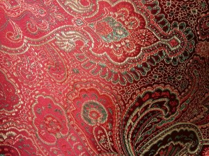 Red & Torquoise Paisley   