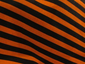 Black Orange Stripe 